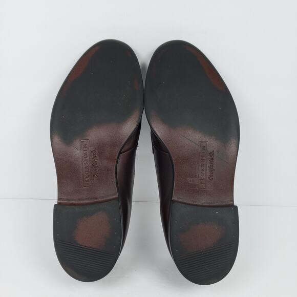 Florsheim Comfortech Mens Size 10 Red Brown Slip On Dress Tassel Loafer Shoes main image 6